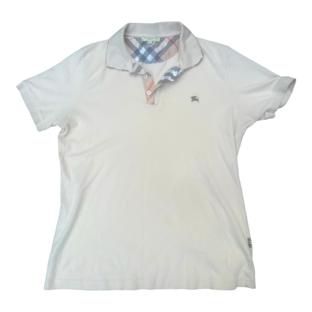 BURBERRY BRIT Men's Modern Fit Polo Shirt Tee Light Tan Size  M